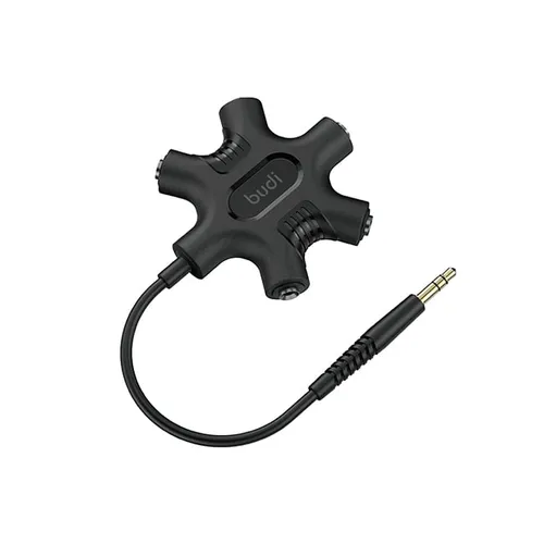 Budi 5-in-1 Rockstar AUX Hub with AUX Cable