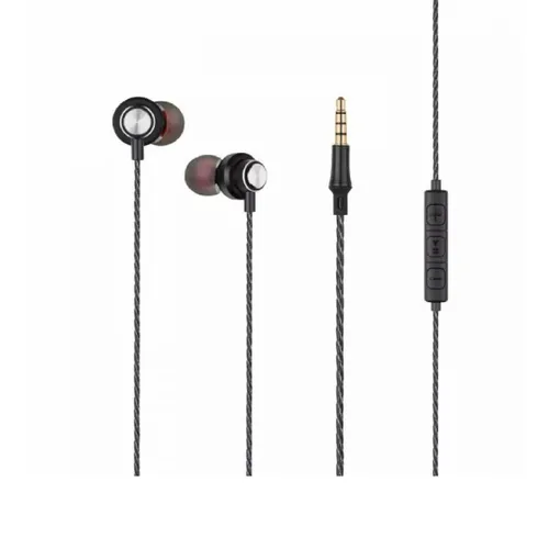 Budi EP25 Earphone With Remote & Mic - Grey