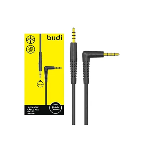 Budi M8J150X90 Right Angle AUX Cable (1.2M)