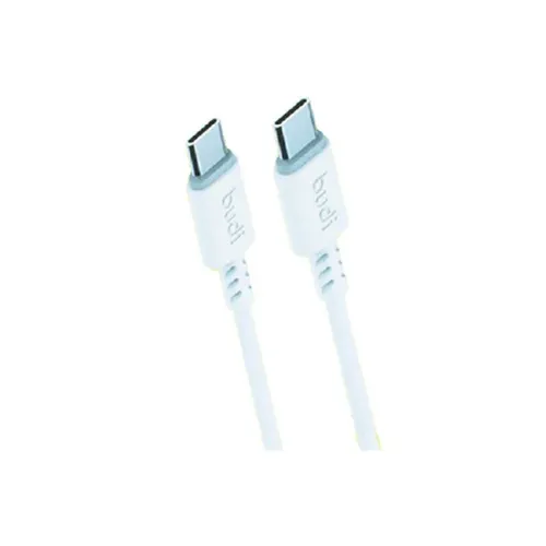 Budi Short Type-C to Type-C Charge and Sync Cable
