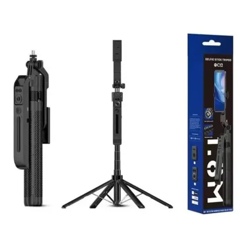 C12 Selfie Stick Tripod with Auto Face Tracking 1.8M