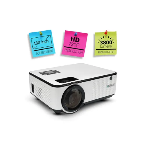 C9W Miracast Airplay Real HD 720P Lumen Projector