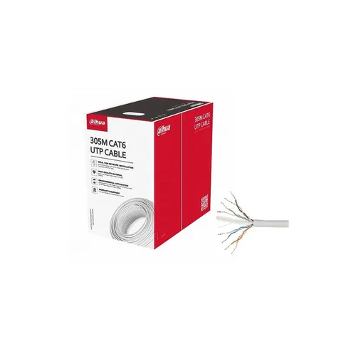 CAT6 CABLE - DAHUA DH-PFM920I-6UN-C 305M UTP(LOOSE-1M)