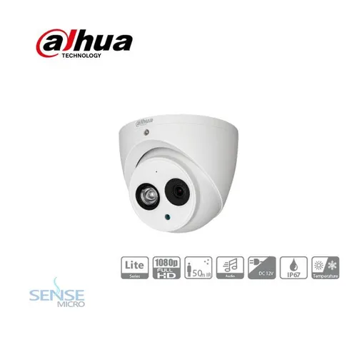 CCTV CAMERA - DAHUA DH-HAC-HDW1200EMP-A-0360B 2MP HDCVI IR EYEBALL