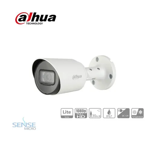 CCTV CAMERA - DAHUA  DH-HAC-HFW1200TP-0280B 2MP HDCVI IR BULLET
