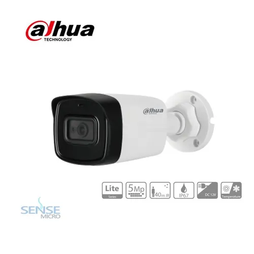 CCTV CAMERA - DAHUA  DH-HAC-HFW1500TLP-0280B 5MP HDCVI IR BULLET