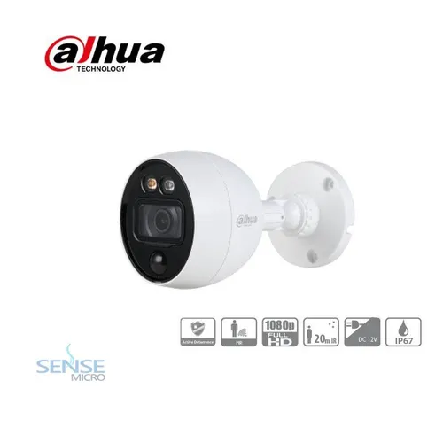 CCTV CAMERA - DAHUA DH-HAC-ME1200BP-LED 2MP HDCVI ACTIVE DETERRENCE