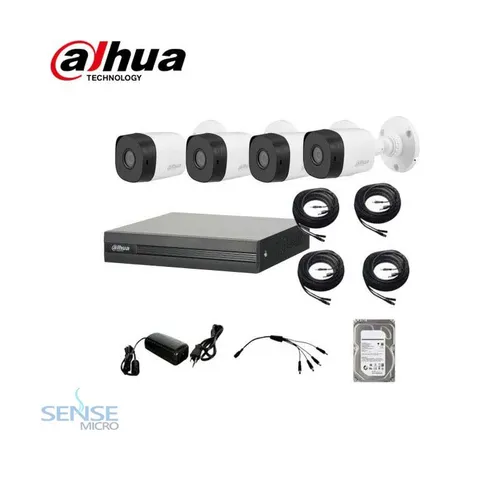 CCTV XVR  - DAHUA  DH-KIT/XVR1B04/4-B1A21N-0360B 4CH KIT