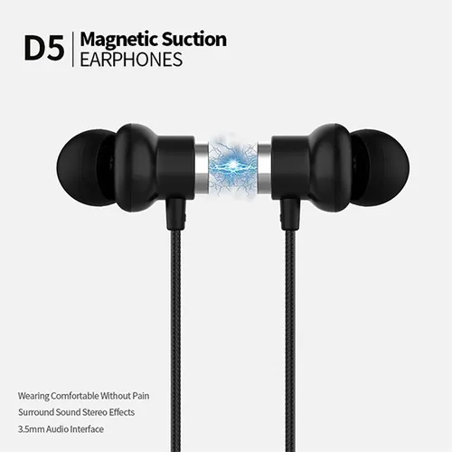 Celebrat D5 Stereo Magnetic Earphone