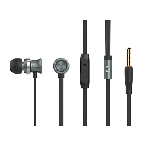 Celebrat D7 Black Stereo Music Earphones