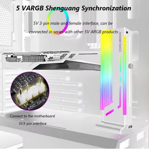 Coolmoon CM-GH2 Vertical GPU Support Bracket Colorful 5V A-RGB