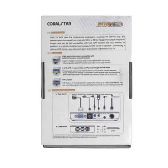 Coralstar Combo TV Box Analog TV Tuner LCD TV receiver Super VGA TV Box