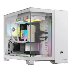 Corsair 2500X Mid-Tower Dual Chamber Case – White
