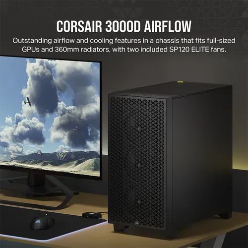 Corsair 3000D AIRFLOW Mid-Tower PC Case