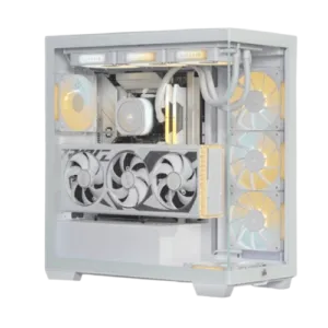 Corsair 3500X ARGB Mid-Tower Case – White