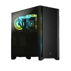 CORSAIR 4000D TEMPERED GLASS MID-TOWER ATX CASE – BLACK