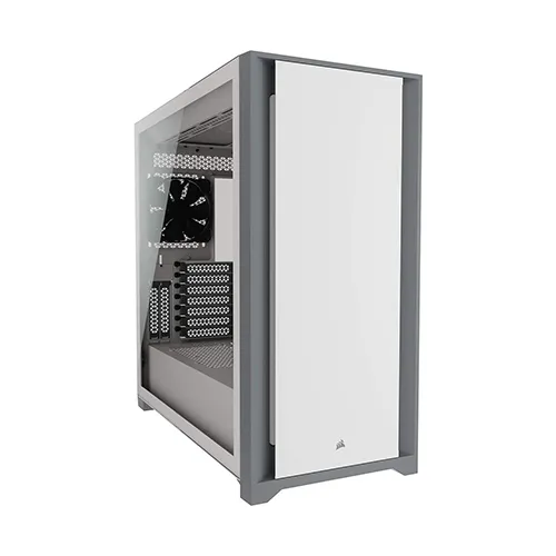 Corsair 5000D Tempered Glass Mid-Tower ATX PC Case – White