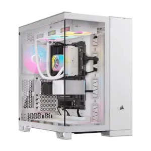Corsair 6500X Mid-Tower Dual Chamber Case – White