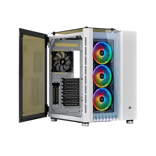 Corsair Crystal Series 680X RGB Tempered Glass White Edition ATX Gaming Case