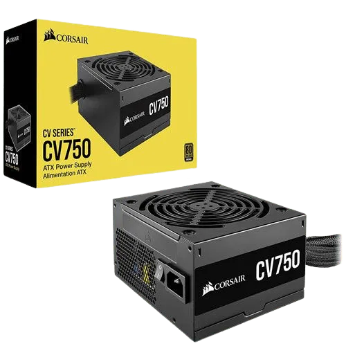 CORSAIR CV750 - 750W 80+ BRONZE POWER SUPPLY