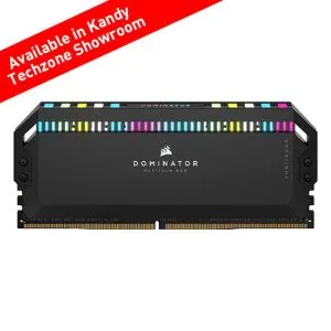 Corsair DOMINATOR PLATINUM RGB 32GB DDR5 DRAM 5200MHz Memory Kit — Black