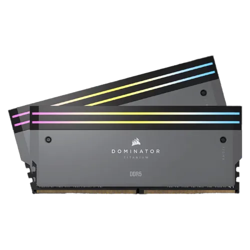 CORSAIR DOMINATOR TITANIUM RGB DDR5 6000MHZ - AMD Expo & Intel XMP (32GB-64GB) KIT
