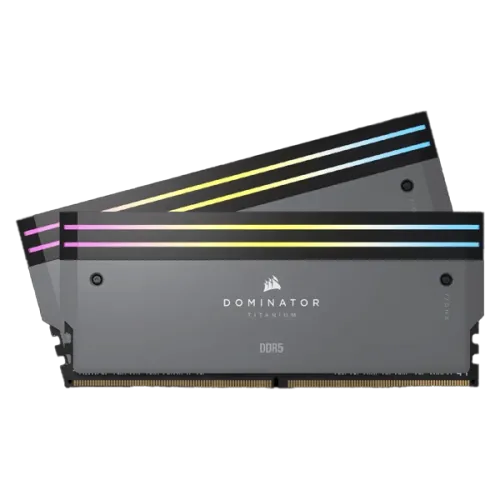 CORSAIR DOMINATOR TITANIUM RGB DDR5 6000MHZ - AMD Expo & Intel XMP (32GB-64GB) KIT