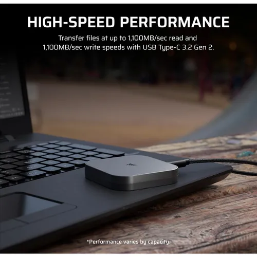 Corsair EX300U 1TB Type-C Portable Solid-State Storage Drive