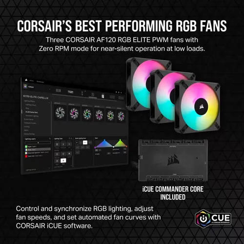Corsair H150i ELITE CAPELLIX XT RGB 360mm Liquid CPU Cooler