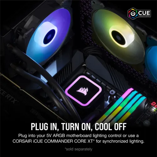 Corsair H60x RGB ELITE Liquid 120mm CPU Cooler