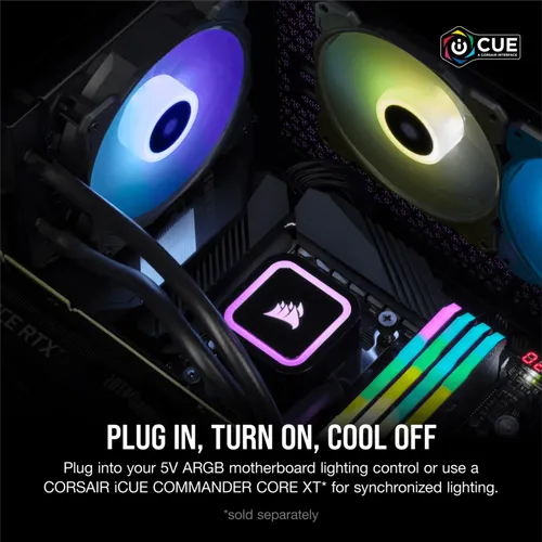 Corsair H60x RGB ELITE Liquid 120mm CPU Cooler