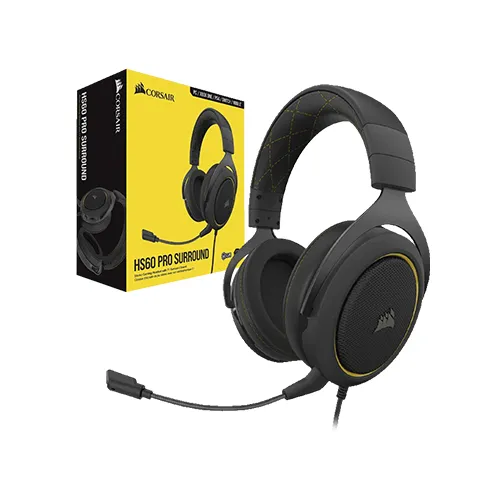 Corsair HS60 PRO – 7.1 Virtual Surround Sound Gaming Headset