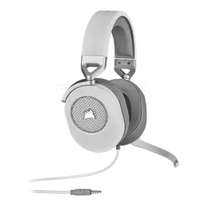 CORSAIR HS65 Surround Wired Gaming Headset – White
