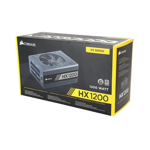 Corsair HX1200 80 Plus Platinum Certified 1200W Fully Modular Power Supply