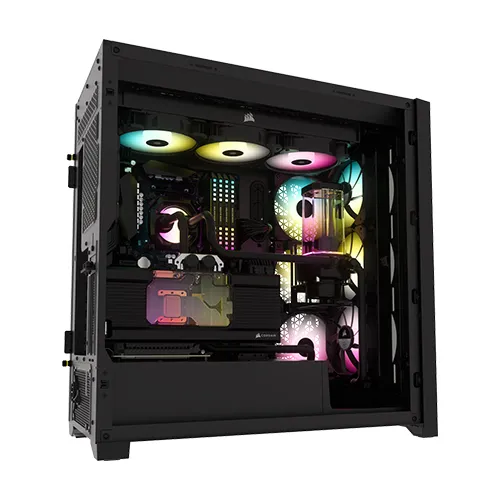 CORSAIR iCUE 5000X RGB Mid-Tower ATX Black Case