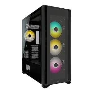 CORSAIR ICUE 7000X RGB Tempered Glass FULL-TOWER ATX Case – Black