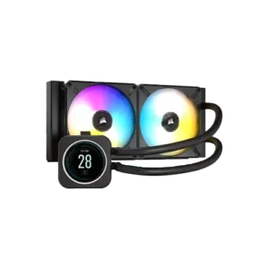 Corsair iCUE H100i ELITE LCD Display 240MM Extreme Performance ARGB Liquid CPU Cooler