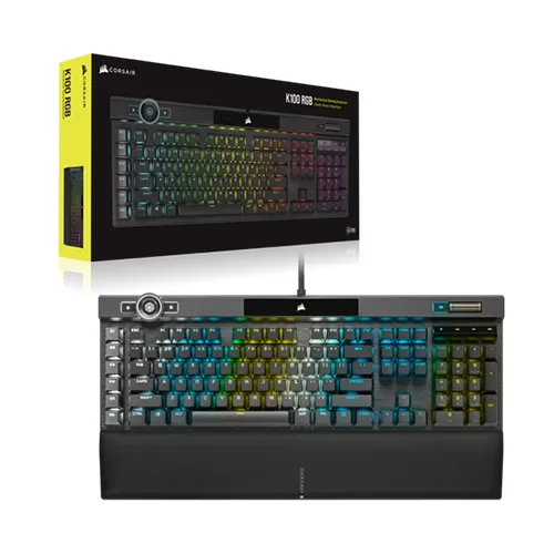 Corsair K100 RGB Mechanical Gaming Keyboard - CHERRY MX Speed