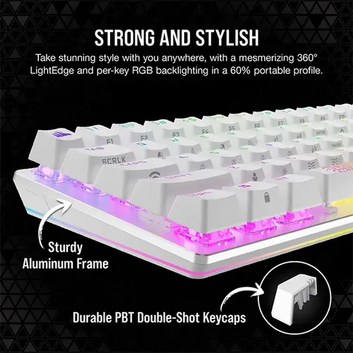 Corsair K70 Pro Mini Wireless 60% Mechanical Keyboard with RGB Backlighting
