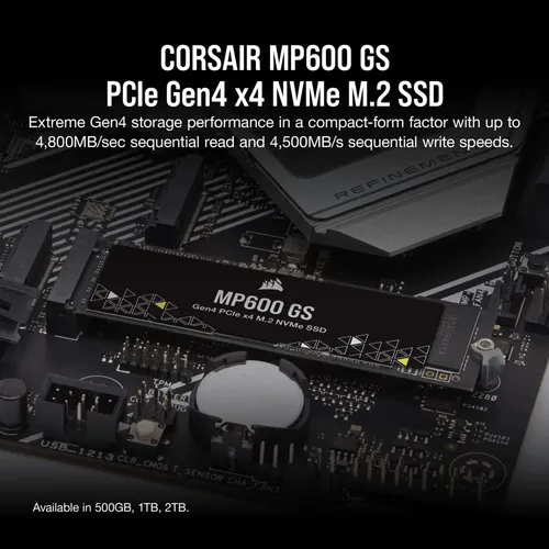 Corsair MP600 M.2?500GB PCIe NVMe Internal SSD