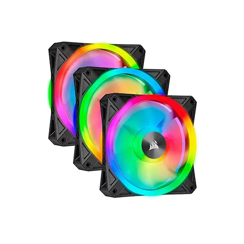 Corsair QL120 RGB 120MM 3 Fan Kit With Lighting Node Core