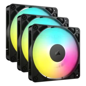 Corsair RS120 ARGB 120mm PWM Triple Fan KIT – Black
