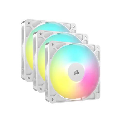 Corsair RS120 ARGB 120mm PWM Tripple White Fan Kit