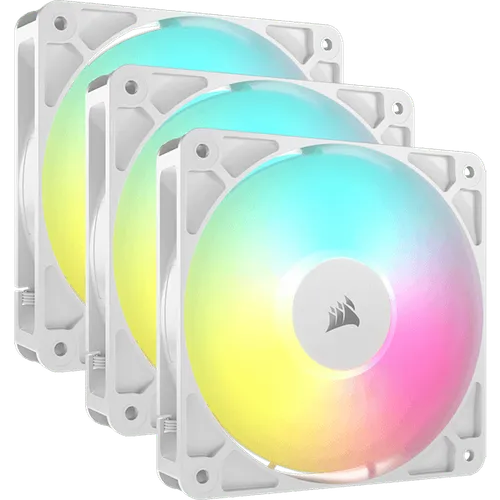 CORSAIR RS120 ARGB TRIPLE KIT White / Black