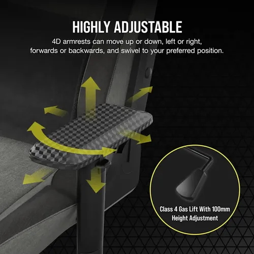 Corsair T3 Rush 2023 Fabric Gaming Chair