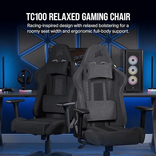 Corsair TC100 Fabric Black Gaming Chair