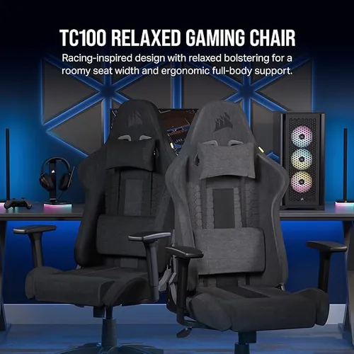 Corsair TC100 Fabric Black/Grey Gaming Chair
