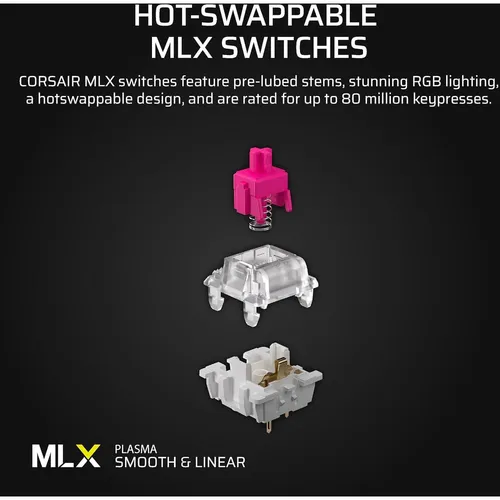 Corsair Vanguard 96 MLX Plasma Mechanical Gaming Keyboard