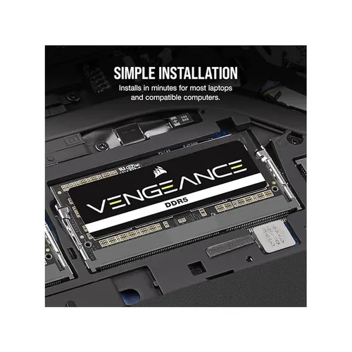 Corsair Vengeance 16GB (1x16GB) DDR5 SO-DIMM 5200MHz Laptop RAM