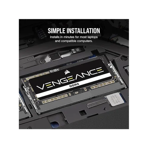 Corsair Vengeance 16GB (1x16GB) DDR5 SO-DIMM 5200MHz Laptop RAM